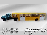 ЗИЛ-130В1 + Пассажирский полуприцеп АППА-4 (1960) 130V1G+101265A [MA]