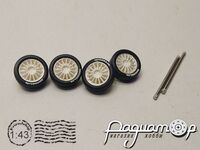 Комплект коліс (для Peugeot 206 WRC) 665795 [IS]