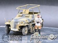 Sd.Kfz. 250/3 North African campaign, Erwin Rommel (з фігуркою) (1940) 587739