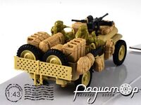 Jeep Willys 1/4 Ton Army Truck Sand Beige USA Army (1955) 250214 [DB]