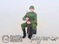 Военный в кузов военного автомобиля №1 (1шт) 257402 [BR]