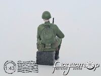 Военный в кузов военного автомобиля №1 (1шт) 257402 [BR]