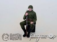 Военный в кузов военного автомобиля №2 (1шт) 257403 [BR]