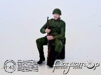 Военный в кузов военного автомобиля №3 (1шт) 257404 [BR]