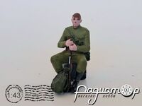 Военный в кузов военного автомобиля №4 (1шт) 257405 [BR]