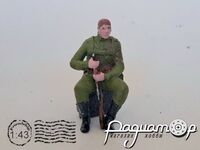 Военный в кузов военного автомобиля №5 (1шт) 257406 [BR]