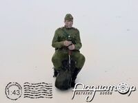 Военный в кузов военного автомобиля №6 (1шт) 257407 [BR]
