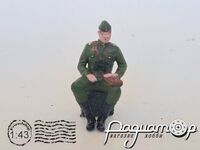 Военный в кузов военного автомобиля №8 (1шт) 257409 [BR]