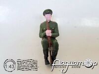 Солдат РККА у кашкеті (парадний) з гвинтівкою, в кузов військового автомобіля (1шт) 257419 [BR]