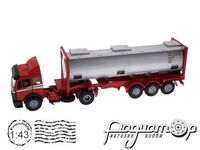  Mercedes-Benz 1748 S BR655 Tank Container Trailer (1990) NZG 317/2 [NT]***