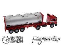  Mercedes-Benz 1748 S BR655 Tank Container Trailer (1990) NZG 317/2 [NT]***