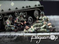 Солдаты армии США на отдыхе, Нормандия (5 фигурок) 305856