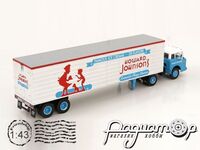 Ford C Series Cabover Truck w/Reefer Trailer Howard Johnsons (1994) 430432 [DB]