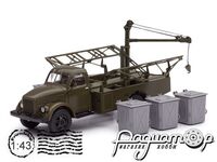 КММ-2 (ГАЗ-51) контейнерный мусоровоз (1955) SSM1582 [SV]