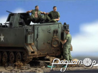Три солдата армии США и собака, Вьетнамская война (4 фигурки) 893427