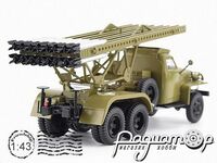 Легендарные грузовики СССР №112, БМ-13Н на шасси Studebaker US6 (1943) LGS112