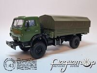КамАЗ-4350 бортовой, с тентом (2000) 198085 [GS]*