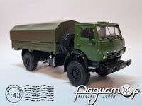 КамАЗ-4350 бортовой, с тентом (2000) 198085 [GS]*