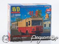 Сборная модель Грузовой Троллейбус ТГ-3 4091AVD