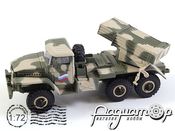 Русские танки №89, РСЗО БМ-21-1 «Град» камуфляж (1994) RT089 [LS]