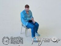 Сидящий мужчина (1шт) 257454 [BR]