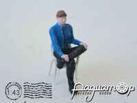 Сидящий мужчина (1шт) 257455 [BR]