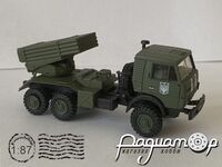 БМ-21 на шасі КамАЗ, ЗСУ, АТО (2014) 586038 [IO]