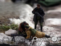 Советский пулеметный расчет (3 фигурки) 162045