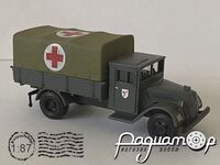 Ford Ersatz 3000 Німецький вантажний санітарний автомобіль зі складу JG 3 (1940) 586054 [IO]