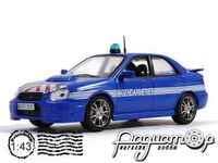 Полицейские машины мира №4, Subaru Impreza полиция Франции (2000) PMM04 [BD]