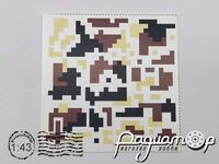 Декаль Камуфляж піксель (7,5x7,5см) 512649