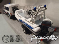 Iveco Massif Police с прицепом и катером (2007) 250623