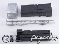 Сборная модель КамАЗ-6560 AA-13-60 пожарная автоцистерна (ранняя кабина) 1475AVD