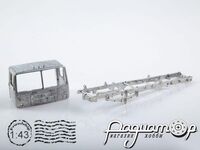 Сборная модель КАЗ-4540 с прицепом ГКБ-8535 7080AVD