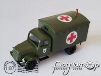 Mercedes-Benz 3000 Немецкий санитарный автомобиль, Автослужба Берлина, зима (1942) 586088 [IO]