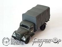 Opel Blitz немецкий грузовой автомобиль из состава штабного звена JG 27, Юг Украины (1941) 586102 [IO]