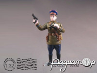 Солдаты ВОВ №39, Офицер войск НКВД в полевой форме (1943–1944) 914058 [IE]