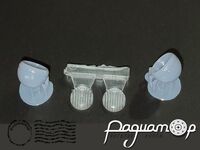 Протитуманні фари ФГ-119 тип-2, кутова лінза (прозора) (2шт) 24ST-95-W [SS]