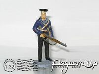 Солдаты ВОВ №2, Краснофлотец морской пехоты Черноморского ВМФ (1941-1943) 914091 [IE]