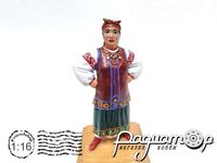 Заможна українка у національному одязі, Слобожанщина (1 фігурка) 586145 [IO]