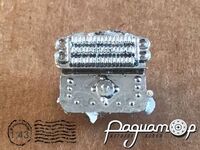 Ferrari Р4 радиатор передний с металлизацией (в хроме) (1шт) 244045 [S2]