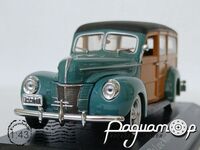 Ford De Luxe Woody Turquoise (1940) 5641 [US]