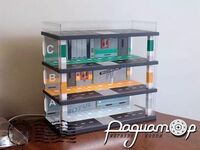 Четырехэтажный гараж на 32 парковочных места (с LED-подсветкой) 055379