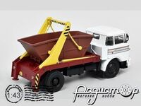 Kultowe ciezarowki PRL-u №59, Skoda LIAZ 706 MTS kontener (1972) PRLLG059 [SM]