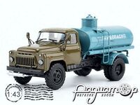 Легендарные грузовики СССР №115, Автоцистерна АЦ-4,2-53А на шасси ГАЗ-53А (1966) LGS115