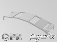 Траверса ЗАЗ-966/968 Запорожець тип-2 (1шт) 24ST-83 [SS]
