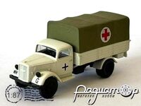 Opel Blitz, німецький санітарний автомобіль, зимовий варіант, група Гудеріана, Центральний фронт (1941) 586226 [IO]