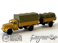 Opel Blitz, німецький вантажний автомобіль із напівпричепом, Африканський Корпус (1941) 586231 [IO]
