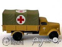 Opel Blitz, немецкий санитарный автомобиль из состава Африканского Корпуса (1941) 586237 [IO]