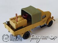 Mercedes-Benz 3000 Diesel немецкий грузовой автомобиль с полевой кухней, Курск (1943) 586260 [IO]
